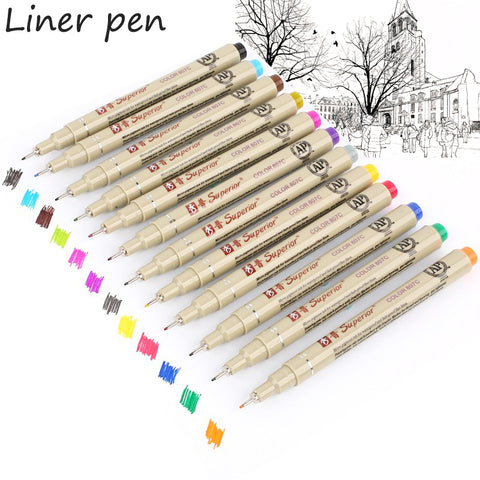 Pigma PRO Micron Liner Pen Set (12 colours)