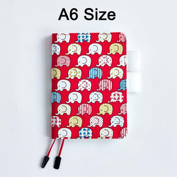 Canvas Fabric Daily Planner With Decorative Cover